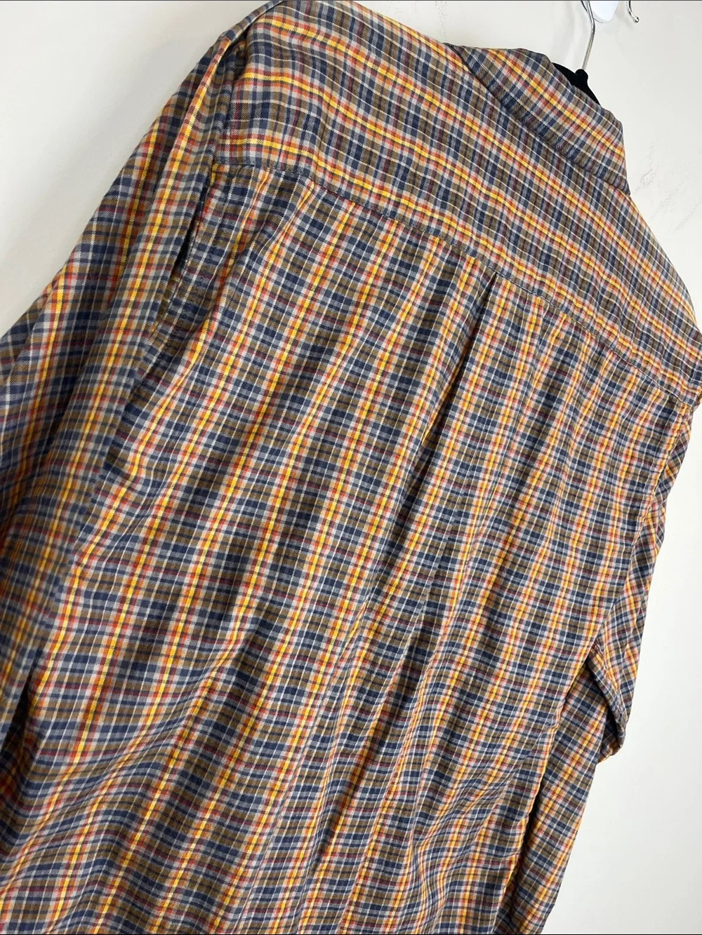 Patagonia Organic Pima Cotton Long-Sleeve Plaid Button-Down Shirt Men's Small